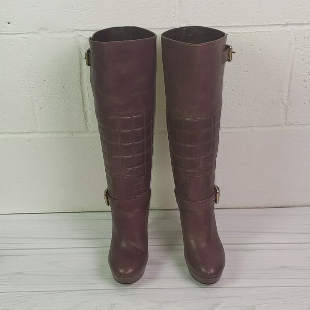 Rockport knee high boots platform